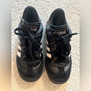 My little is growing :( size 4  adidas sambas all the rage